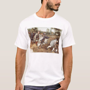 T-shirt O cego conduzindo as cortinas - 1568