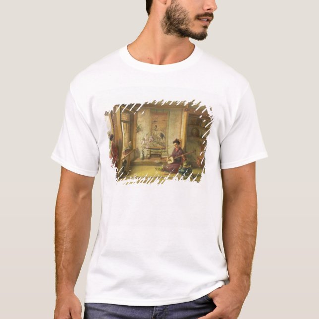 T-shirt O Choque Vadio (óleo na canvas) (Frente)