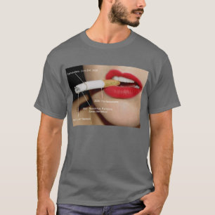 T-shirt O cigarro apocalíptico do mundo primeiro e últim