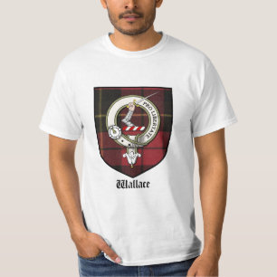 T-shirt O clã de Wallace Crest o Tshirt/o crachá/Tartan 