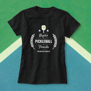 T-shirt O clube feito sob encomenda de Pickleball adiciona
