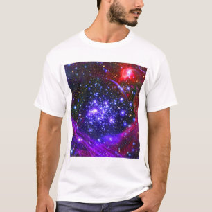 T-shirt O conjunto de estrela dos arcos profundamente