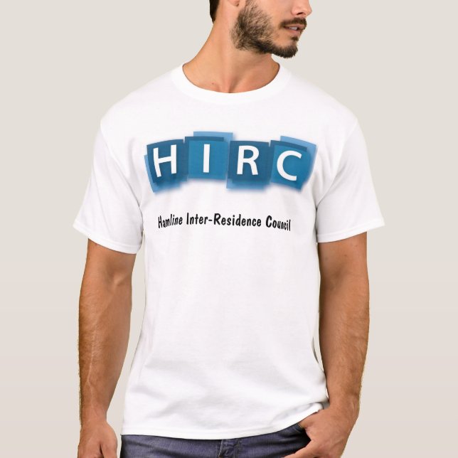 T-shirt O Conselho da Inter-Residência de Hamline (Frente)