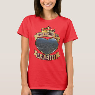 T-shirt O coração do T das mulheres de Kalihi