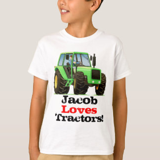 T-shirt O costume caçoa os tratores conhecidos e o cultivo