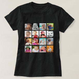 T-shirt O costume personalizou uma de uma colagem amável
