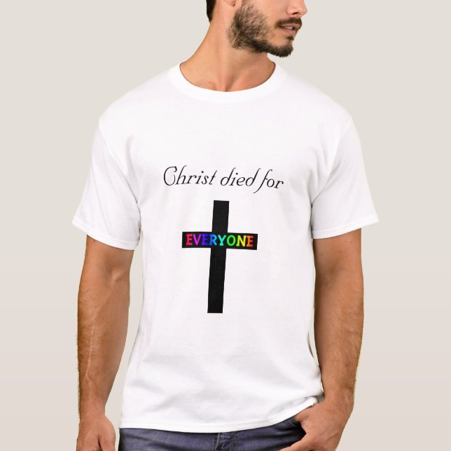 T-shirt O cristo morreu para todos (Frente)
