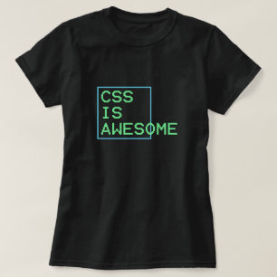 T-shirt o css é impressionante