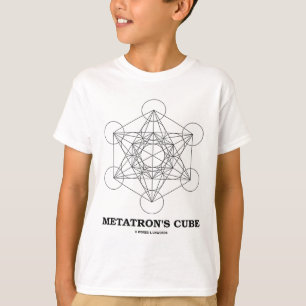 T-shirt O cubo de Metatron (geometria sagrado)