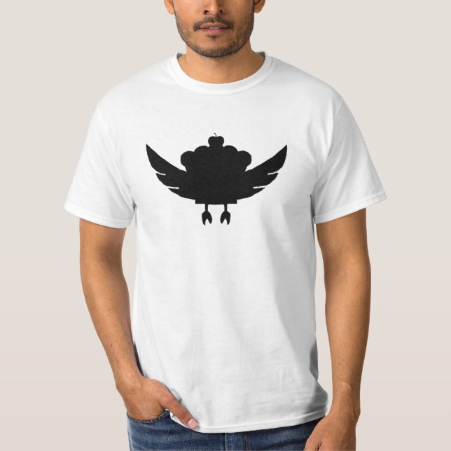 T-shirt O cupcake surpreendente do vôo (Frente)
