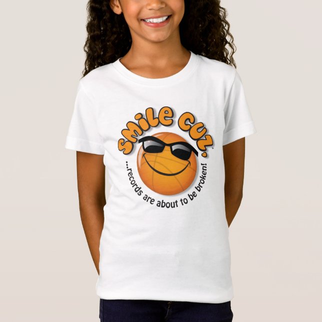 T-shirt o cuz do sorriso,… registros está a ponto de (Frente)