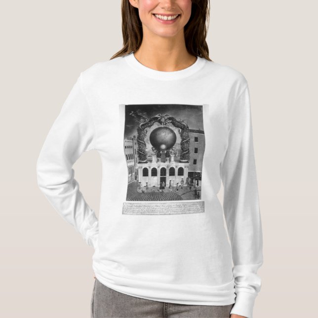 T-shirt O débito náutico de 1782 (Frente)