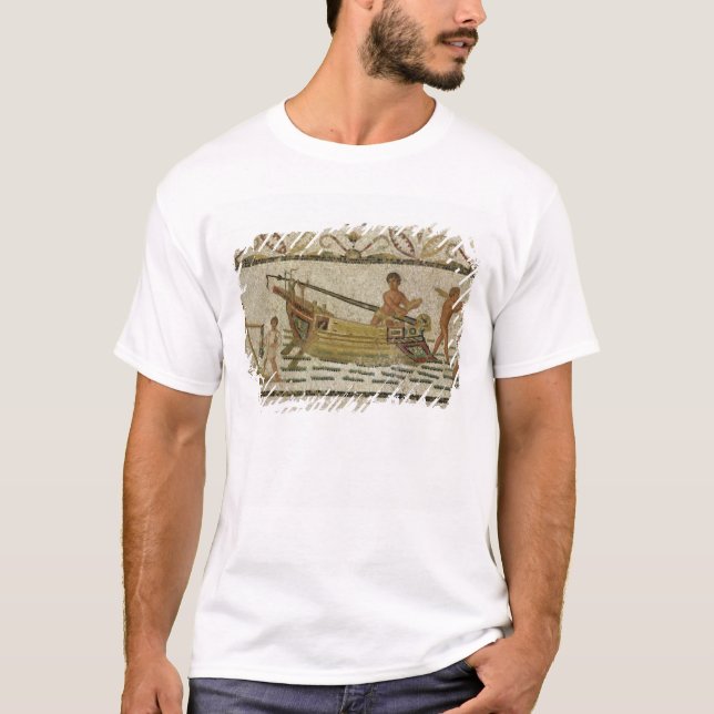 T-shirt O descarregamento de um navio (Frente)