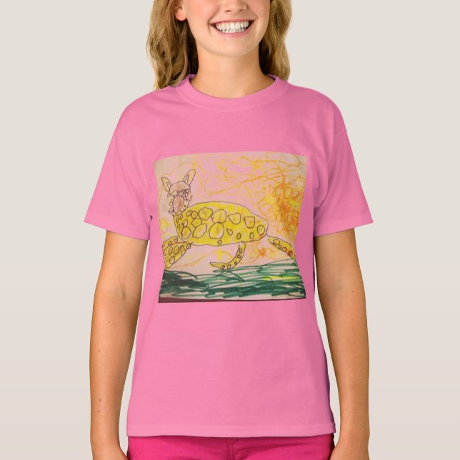 T-shirt O desenho da Brielle (Frente)