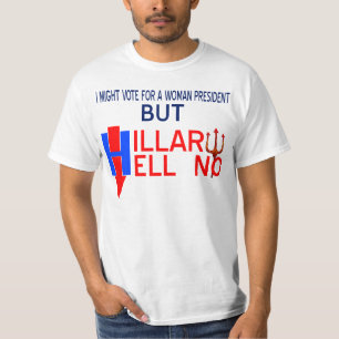 T-shirt o design de Hillary do original não pelo thekid