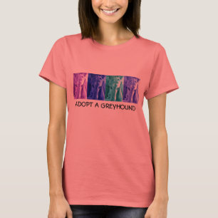 T-shirt O design Mx4 ADOTA um T da campainha do GALGO