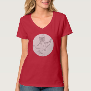 T-shirt O deus concede-me a autoconfiança imutável dos