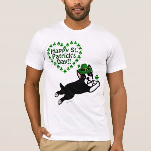 T-shirt O dia Boston Terrier de St Patrick