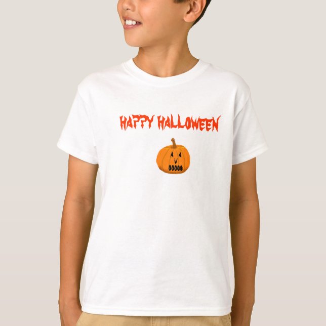T-shirt o Dia das Bruxas feliz (Frente)