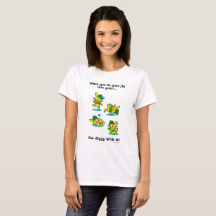 T-shirt O Dia de São Patrício obtem Jiggy com ele