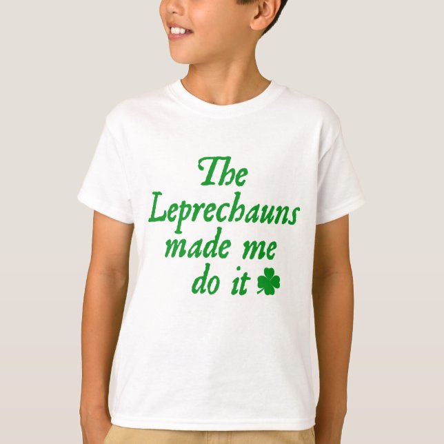 T-shirt o dia de St Patrick (Frente)