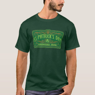 T-shirt O dia de St Patrick - Bagdade, Iraque