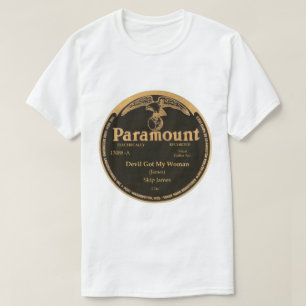 T-shirt O DIABO de Skip James OBTEVE MINHA MULHER