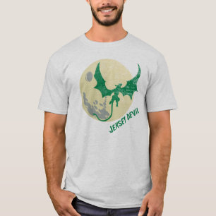 T-shirt O diabo do jérsei