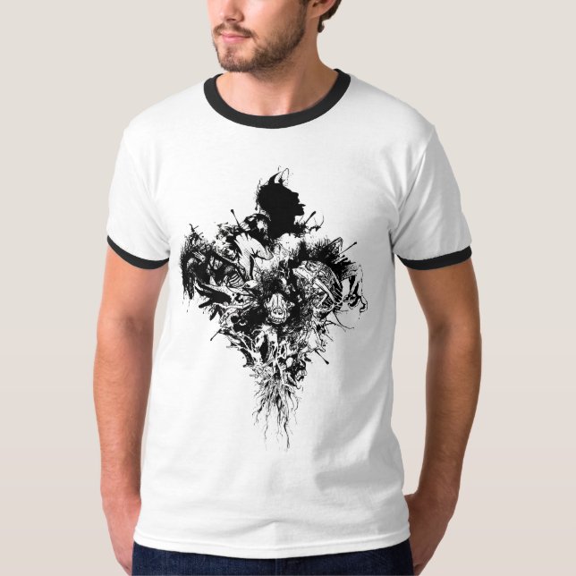 T-shirt O diabo pode importar-se (Frente)