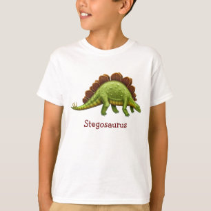 T-shirt O dinossauro pré-histórico do Stegosaurus caçoa