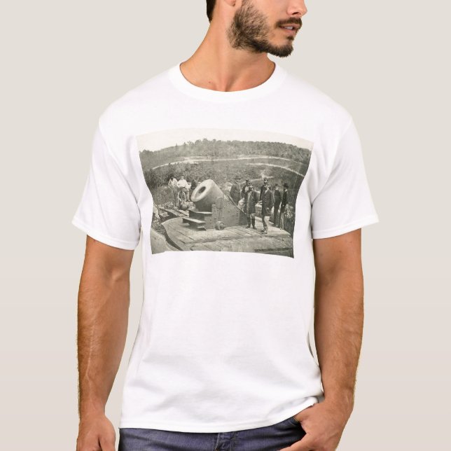 T-shirt O ditador Cerco Almofariz da guerra civil em (Frente)
