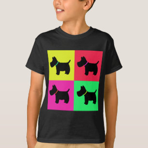 T-shirt O divertimento de Terrier imprime v2