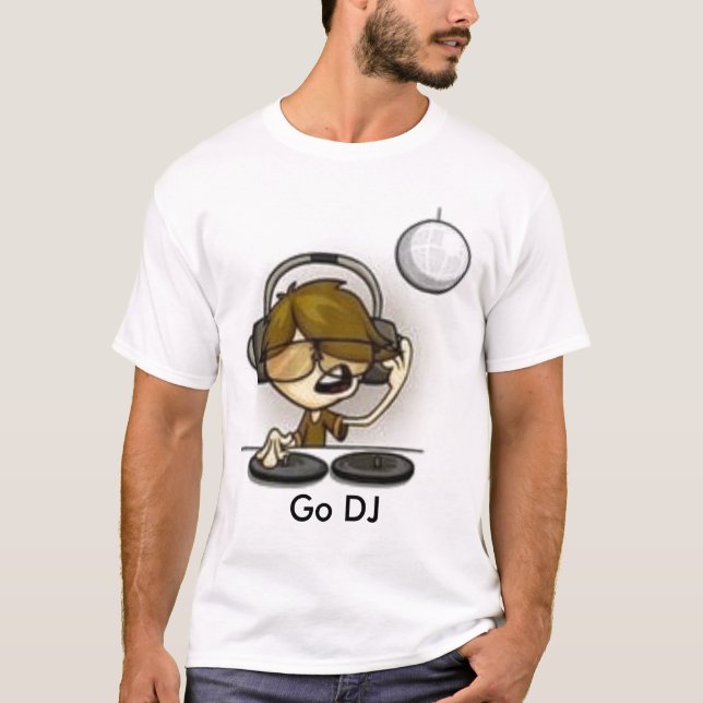 T-shirt o DJ, vai DJ (Frente)
