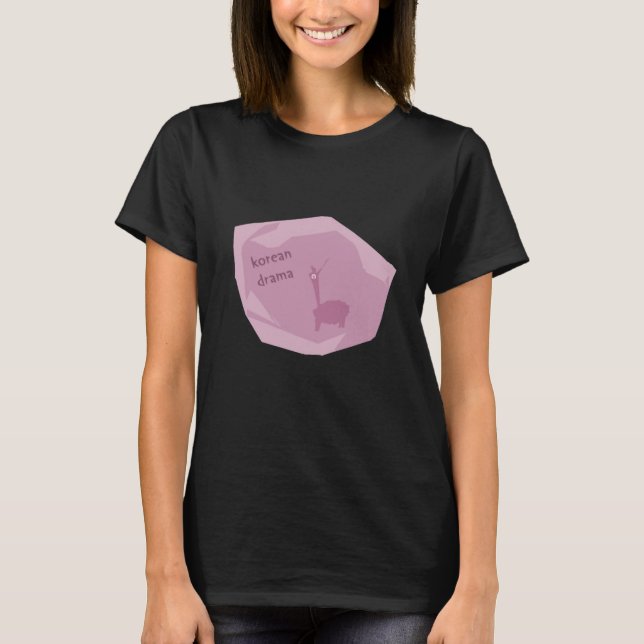 T-shirt O Drama Coreano Llama! (Frente)