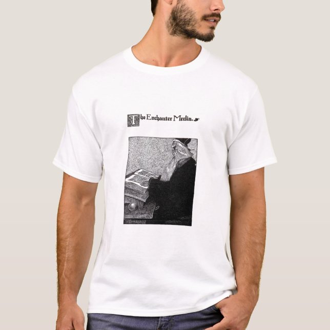 T-shirt O Enchanter Merlin (Frente)