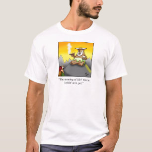 T-shirt O Engraçado Charuto Sábio Dons de Cartoon!