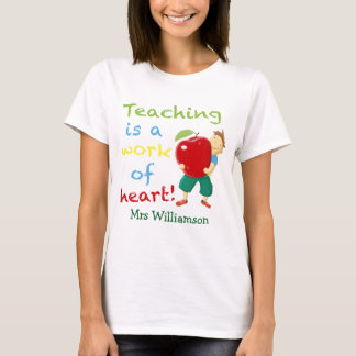 T-shirt O ensino é um trabalho do coração