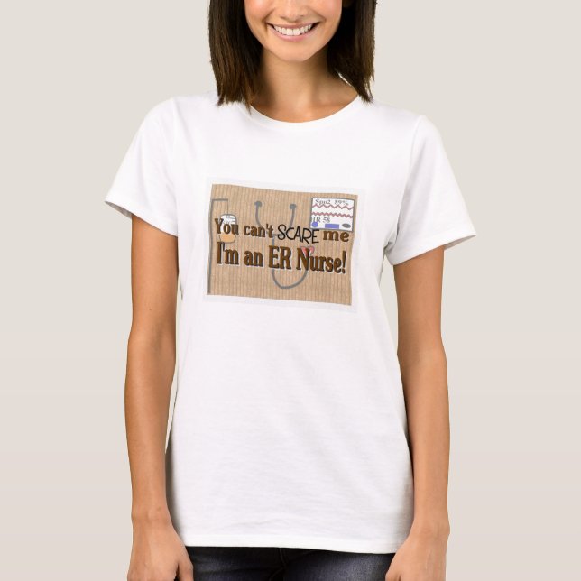 T-shirt O ER nutre, você não pode susto mim (Frente)