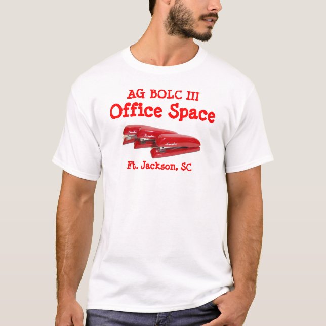 T-shirt O espaço de escritórios do AG (Frente)