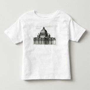 T-shirt O exterior da basílica de St Peter em Roma
