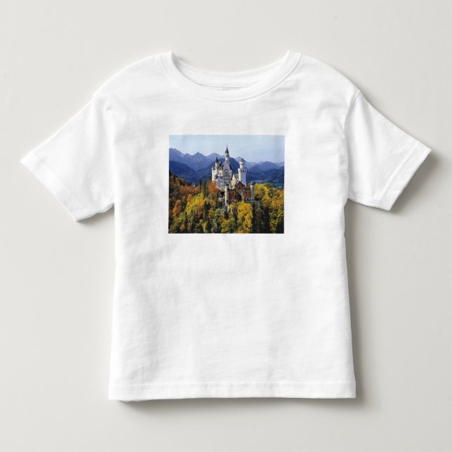 T-shirt O fantástico Neuschwanstein é um de três (Frente)