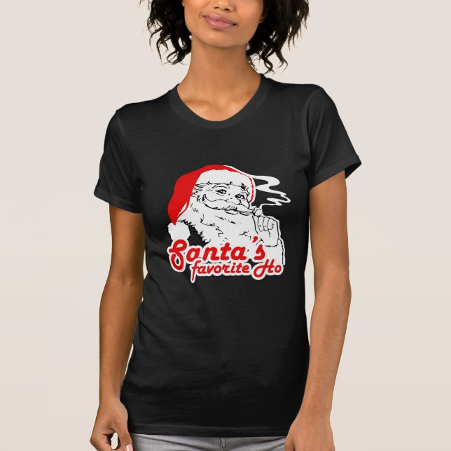 T-SHIRT O FAVORITO DO PAPAI NOEL HO (Frente)