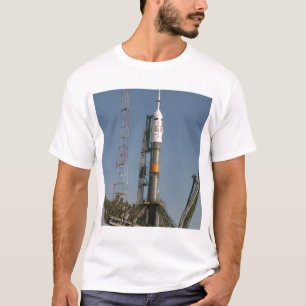 T-shirt O foguete Soyuz pouco depois da chegada