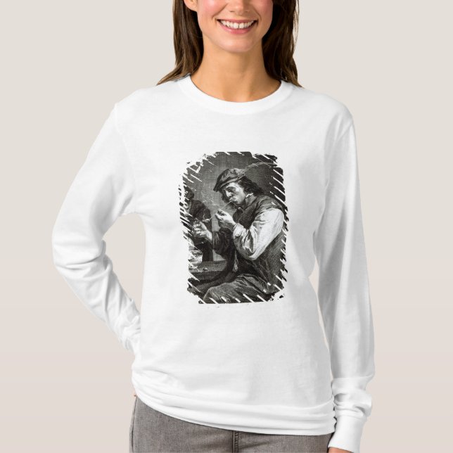 T-shirt O fumador flamengo (Frente)