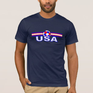 T-shirt O futebol SV dos EUA projeta
