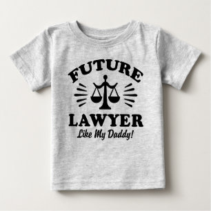 T-shirt O Futuro Advogado Como Meu Pai