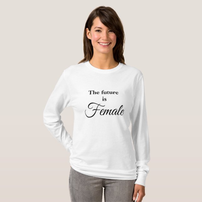 T-shirt O futuro é feminino (Frente Completa)