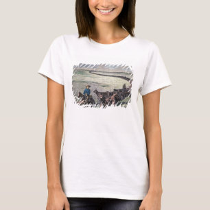 T-shirt O gado de Longhorn conduz de Texas a Abilene,