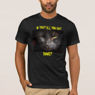 T-shirt O gatinho da conversa do lixo "é que tudo que você