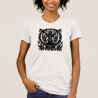 T-shirt O gatinho da felicidade do arco-íris da banda sim